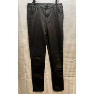 Apperloth faux leather pants jeans womens medium 25 x 27 high rise black